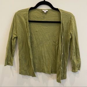 Vintage Stefanel olive green cardigan